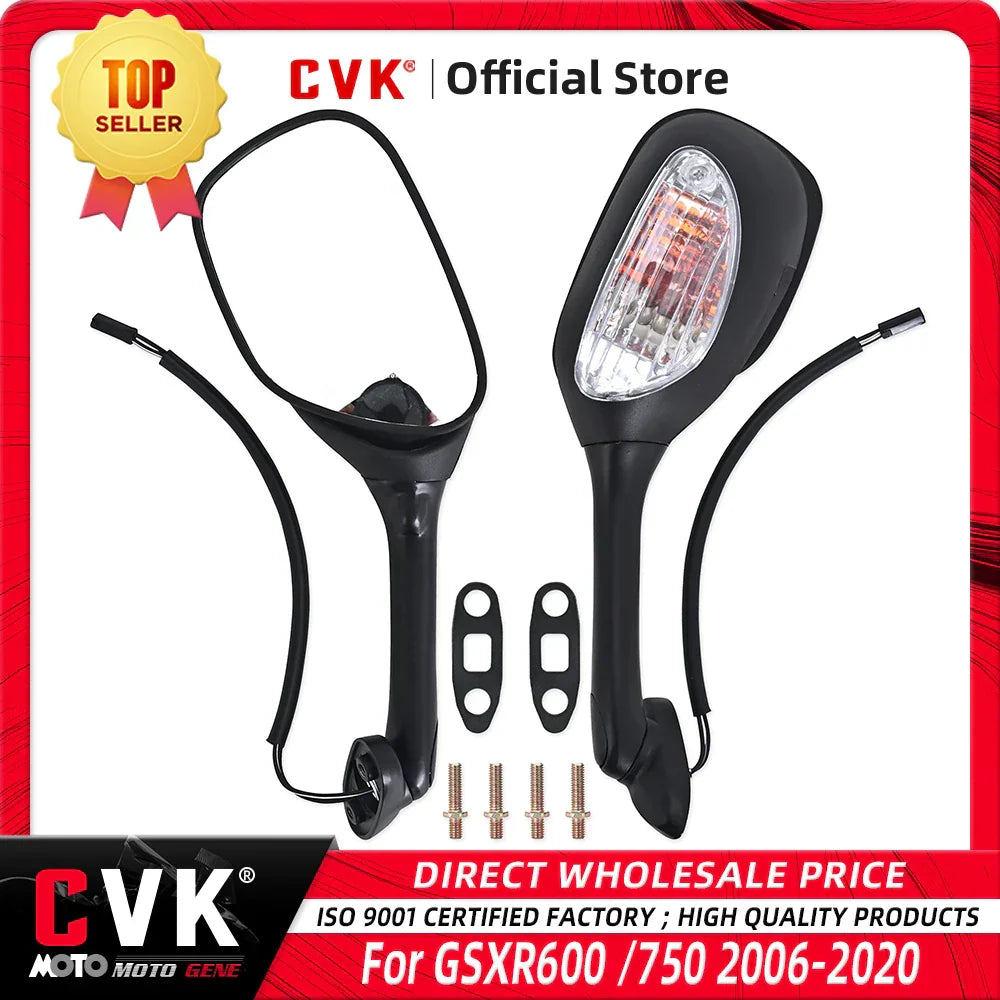 CVK RearView Mirror LED Light For Suzuki GSXR600