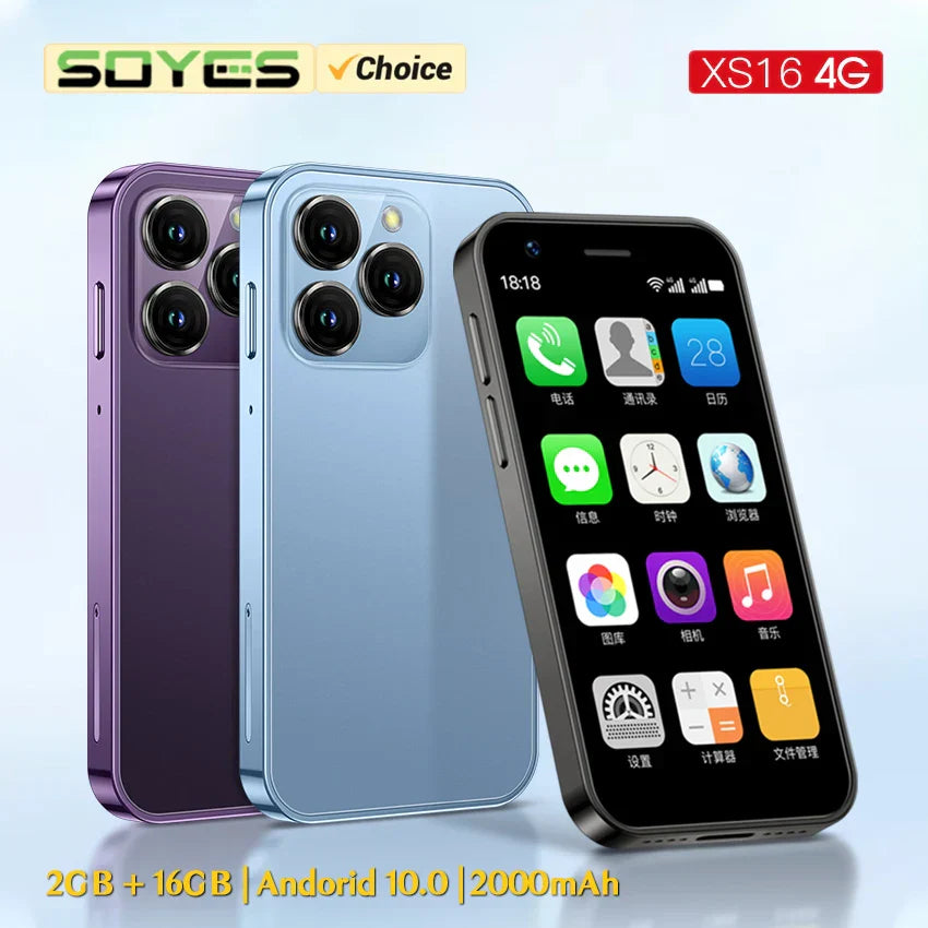 SOYES XS16 Mini Android10.0 Smartphone 4G Network 2GB