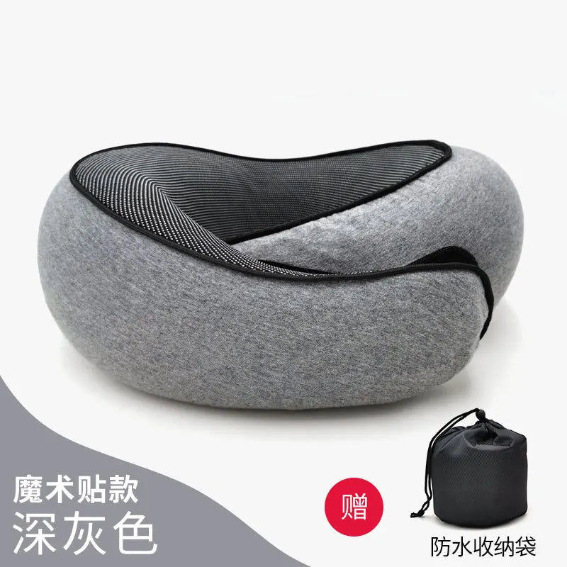 Travel Car Neck Memory Foam Pillow U-shaped Portable