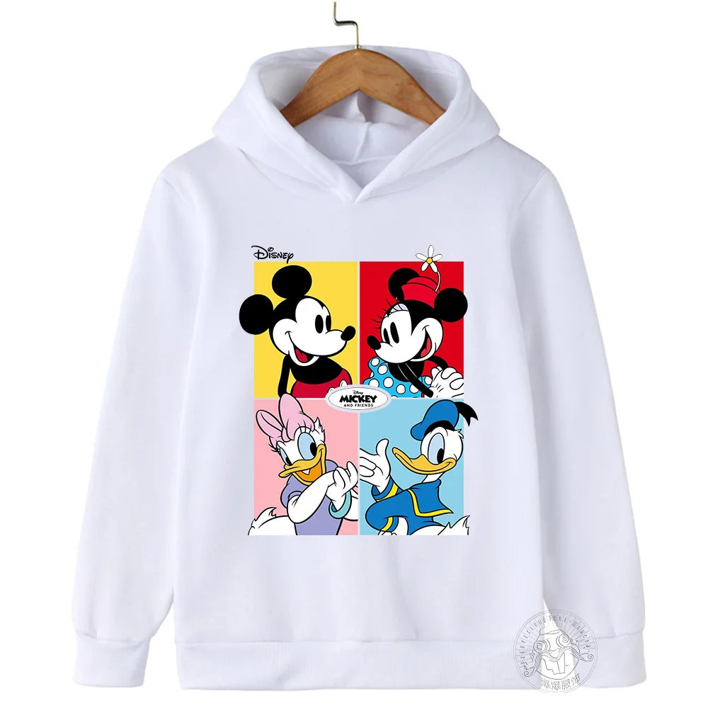 Sweatshirts Manga Anime Mickey Minnie Mouse Hoodie Kid