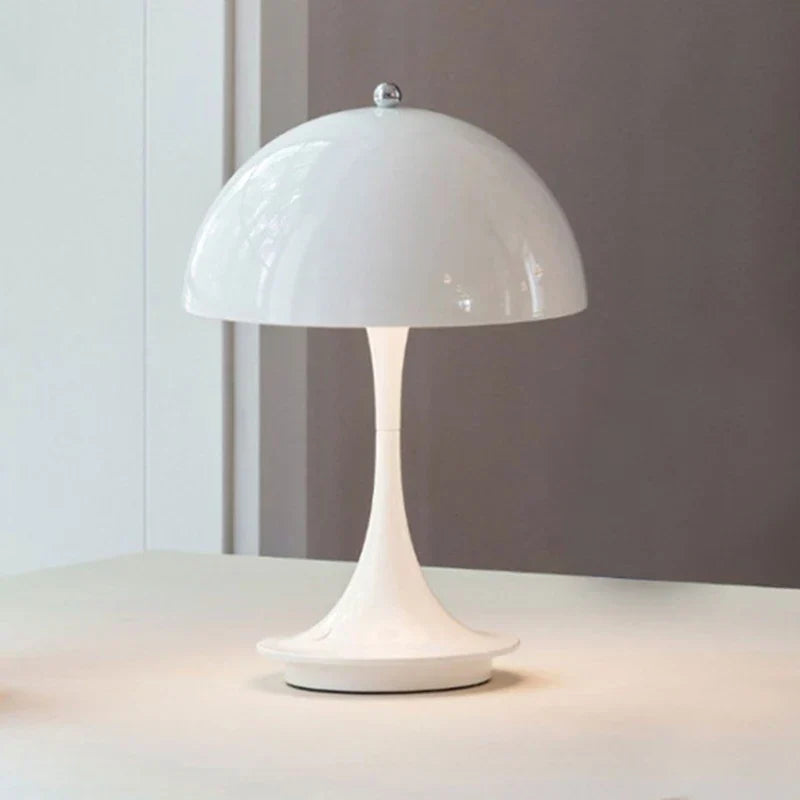 Wireless rechargeable lamp Portable Metal LED Dimming Metal