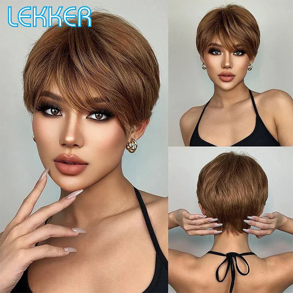 Lekker Wear and Go Golden Blonde Straight Short