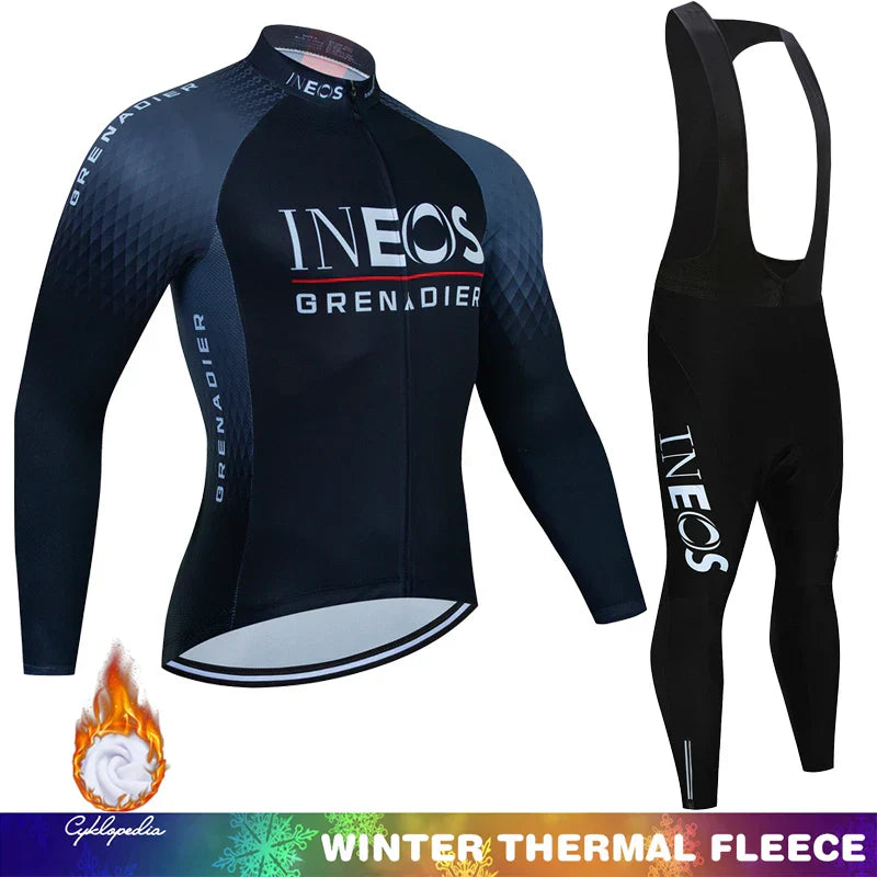 Winter Thermal Fleece Cycling Clothing Mtb Man Laser