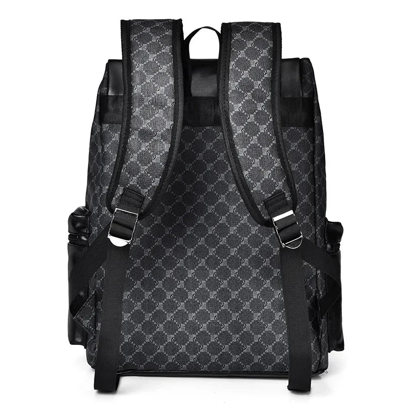 Business leather Travel Leisure Student large capacity men's