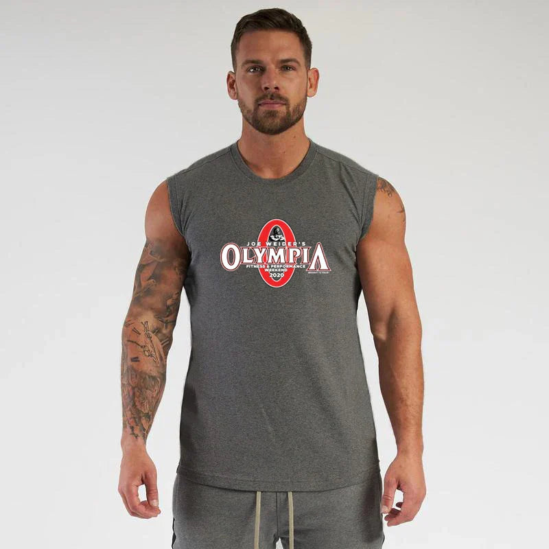 New Workout Running Training Mens Tank Top Gym