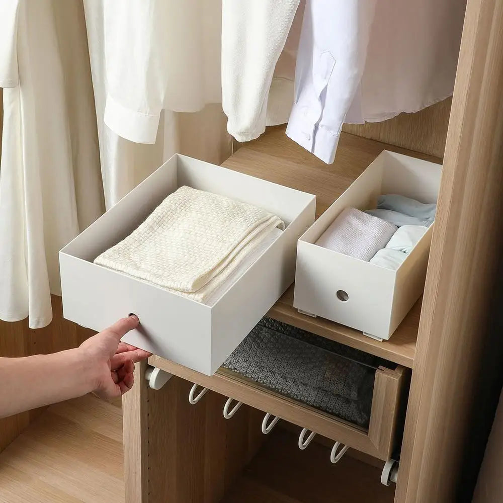 Set HIPS Basket Pull Rail Storage Rack Pullout