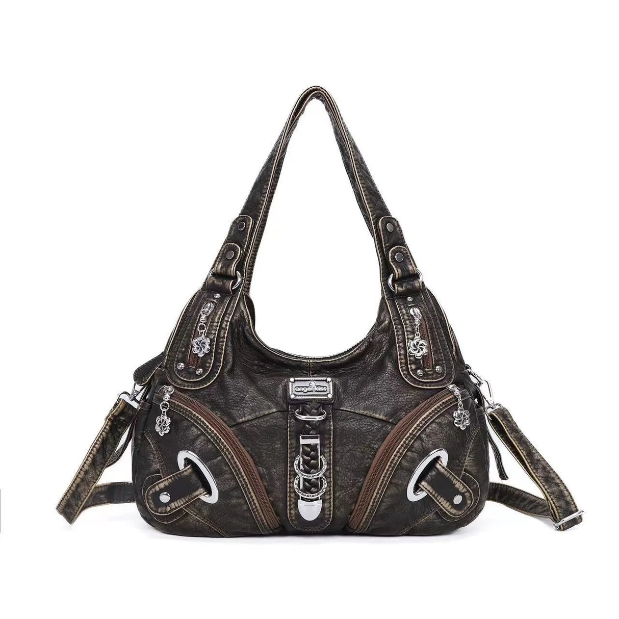 Angelkiss Women Handbags Leopard Bag Top-handle Handbag Fashion