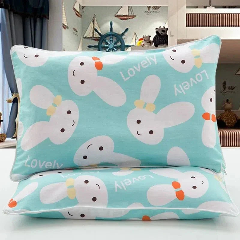 Rectangle Children's Pillow Cover Cartoon Pure Cotton Pillow