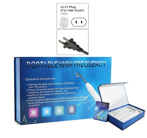 Four-tube electrode skin care rod portable high-frequency facial