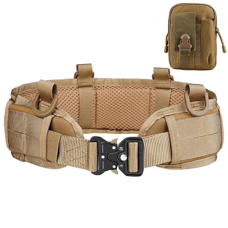 Men's Waist Belt Set Military Outdoor Hunting Tactical