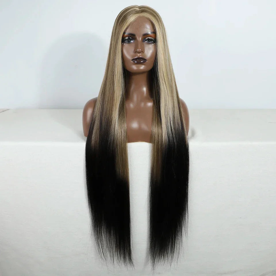FREEDOM Synthetic Lace Front Wigs For Women Straight
