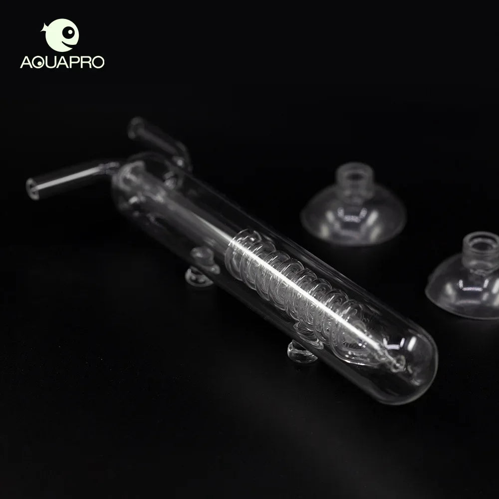 Aquapro Glass Spiral CO2 Diffuser Atomizer with Bubble