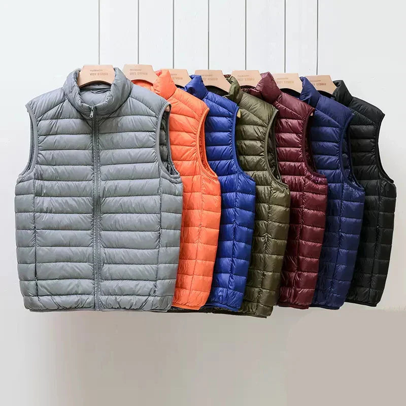 Winter Men Duck Down Vest Plus Size Coat