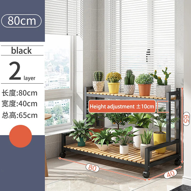 Indoor flower stand, balcony flower shelf, living room