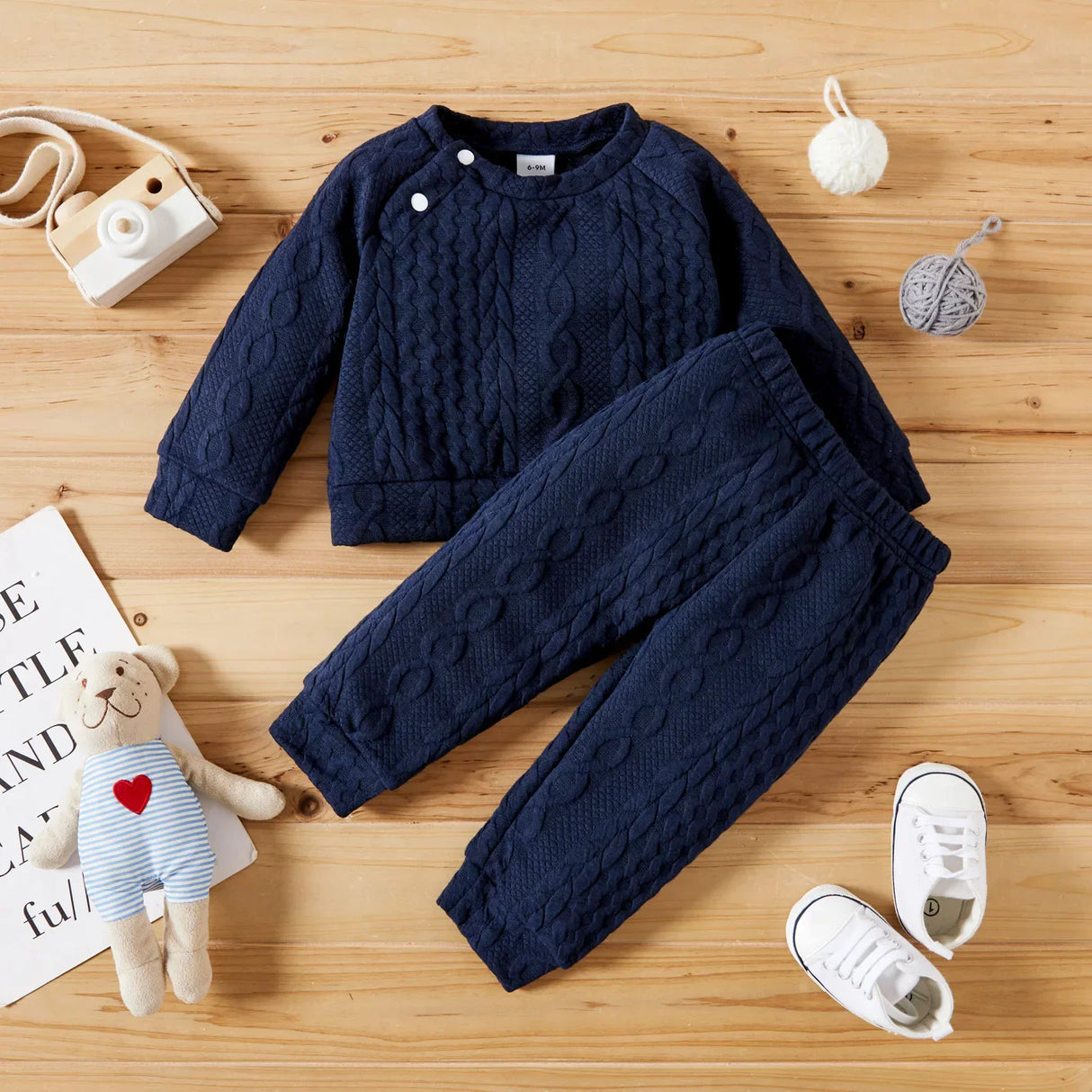Newborn Baby Girl Boy Clothes Set Solid Color