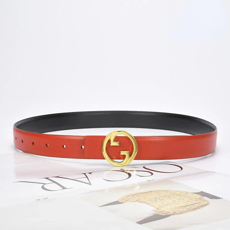 New Women‘s Belt Genuine Leather Belts For Women Female Gold Pin Buckle Strap Fancy Vintage for Jeans Dropshipping
