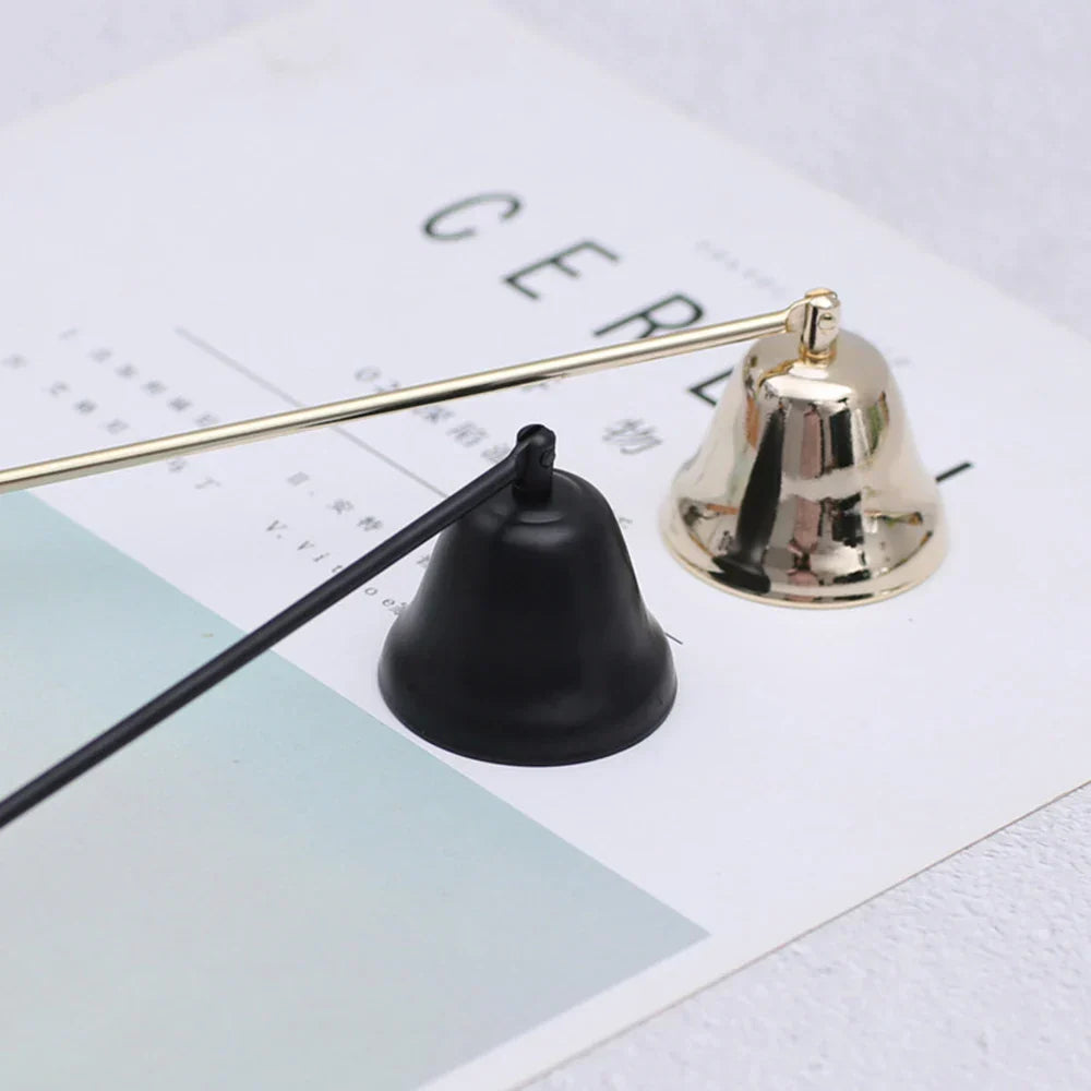 Stainless Steel Smokeless Candle Wick Bell Snuffer Home