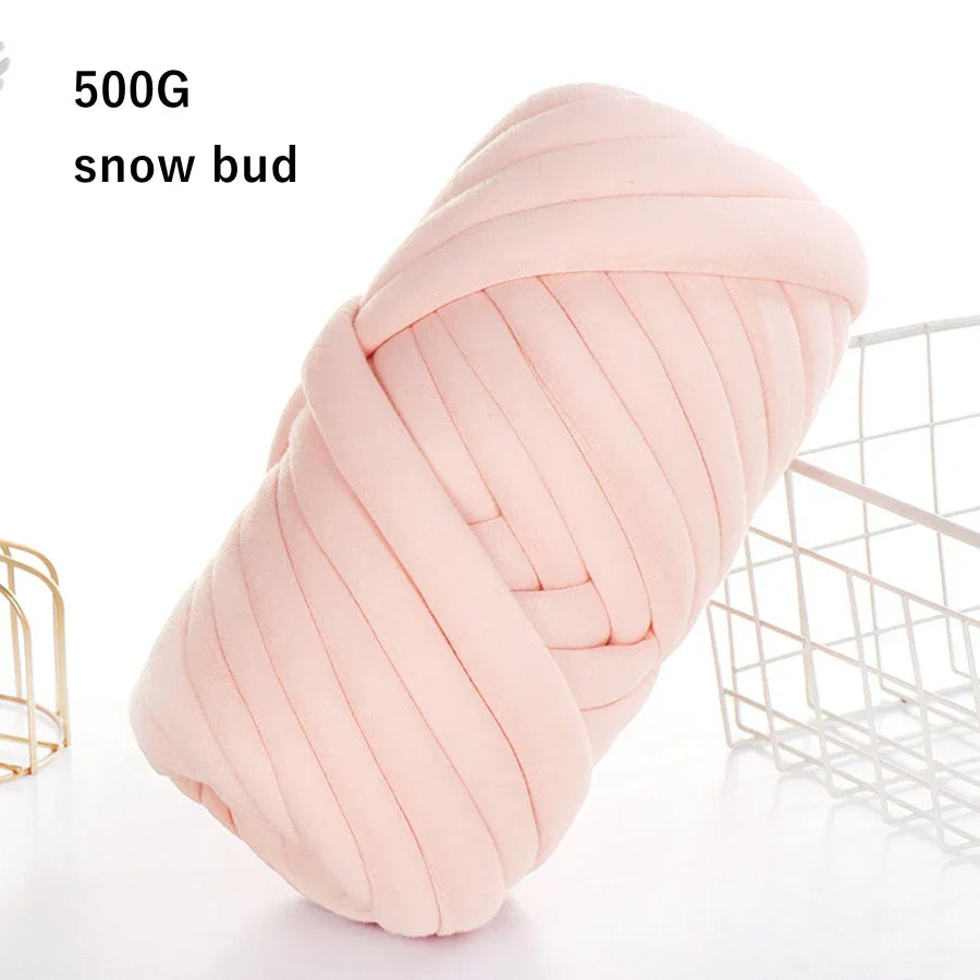 500g/1kg Thick Chunky Yarn Cored Cotton Wool Tube