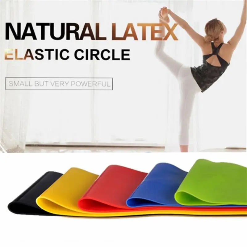 Portable Fitness Resistance Bands Workout Rubber Bands Yoga