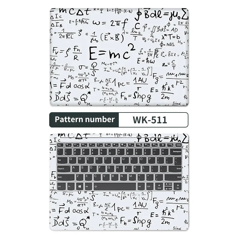 DIY Universal Laptop Stickers Skins Vinyl Creative Skin