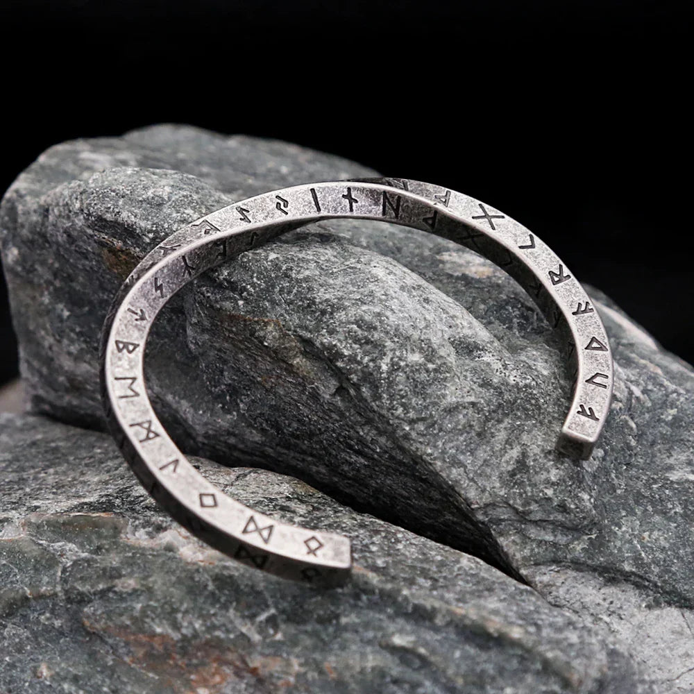 New Vintage Nordic Viking Twist Cuff Bangles For
