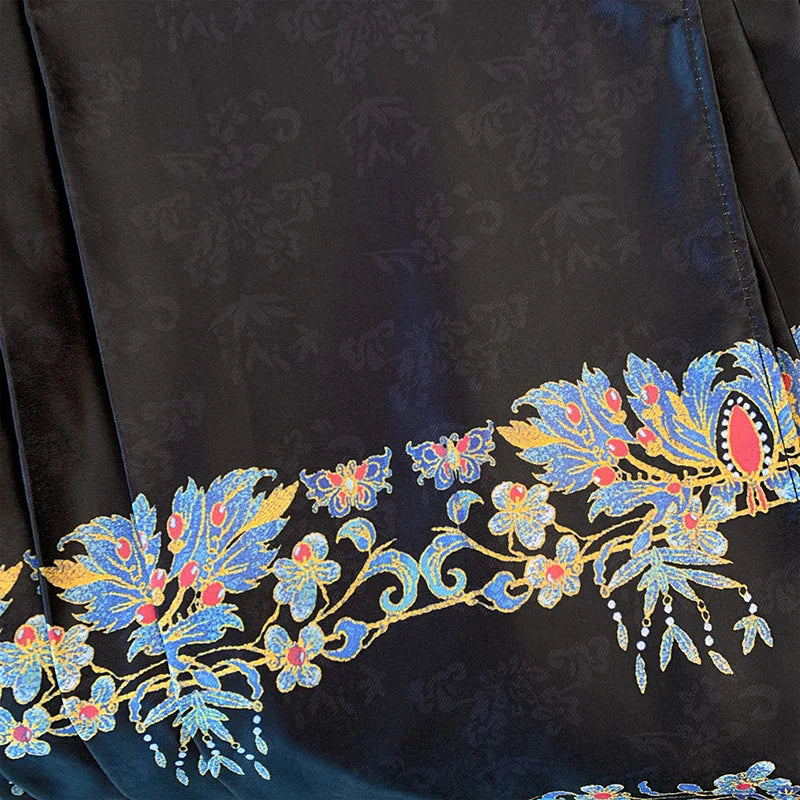 Plus Size Womens Skirts Loose Autumn Winter Chinese