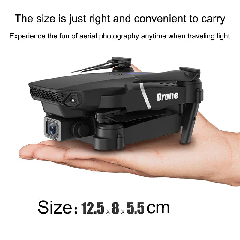 New E88 Quadcopter WIFI FPV Drone Professinal Wide