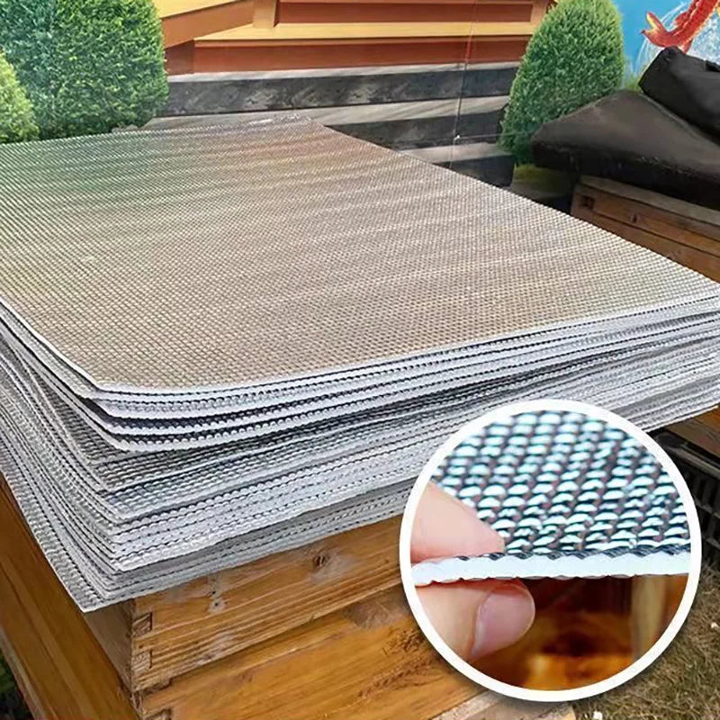 8PCS Beehive Reflective Film Heat Insulation Cover Coating