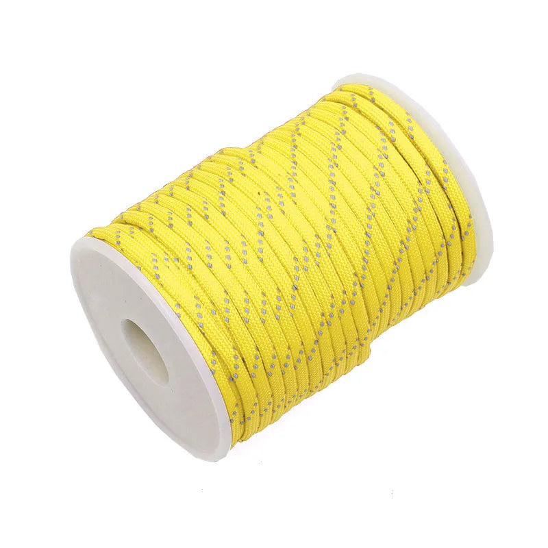 Reflective Paracord 550 Cord 7 Strands 4mm Tent