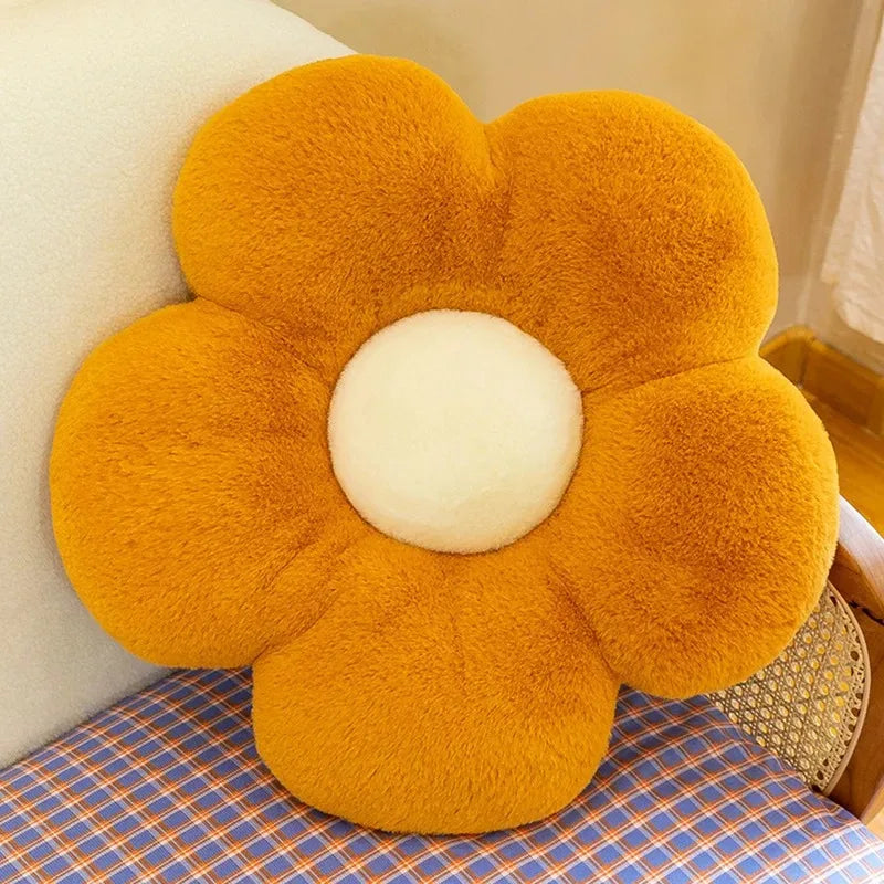 35cm Stuffed Daisy Flower Seat Cushion Sunflower Shape