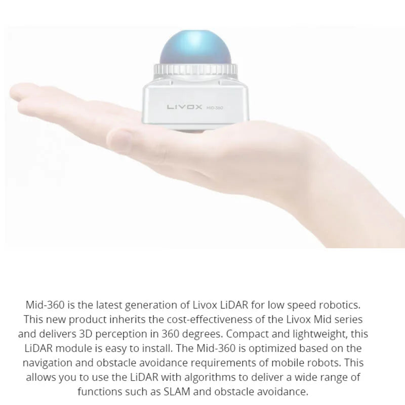 Livox Mid-360 lidar Minimal Detection Range Original for