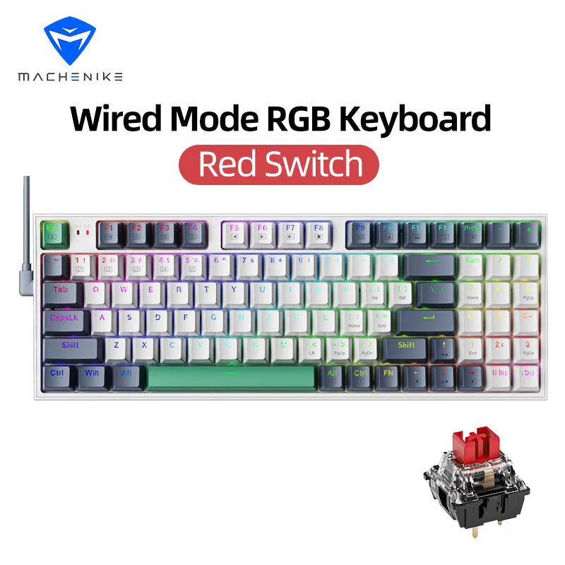Machenike K500 Mechanical Keyboard Gaming Keyboard Wired Keyboard