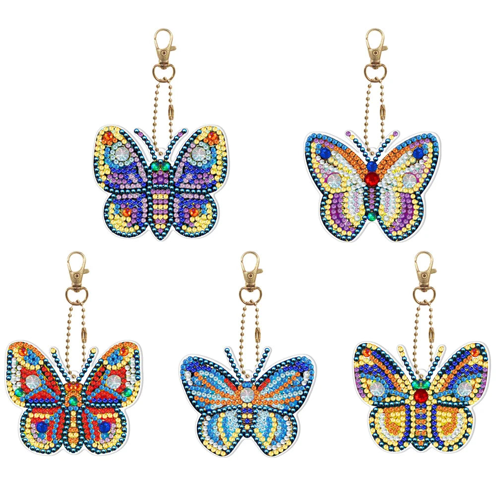Disney animal key DIY Diamond Painting Keychain Embroidery