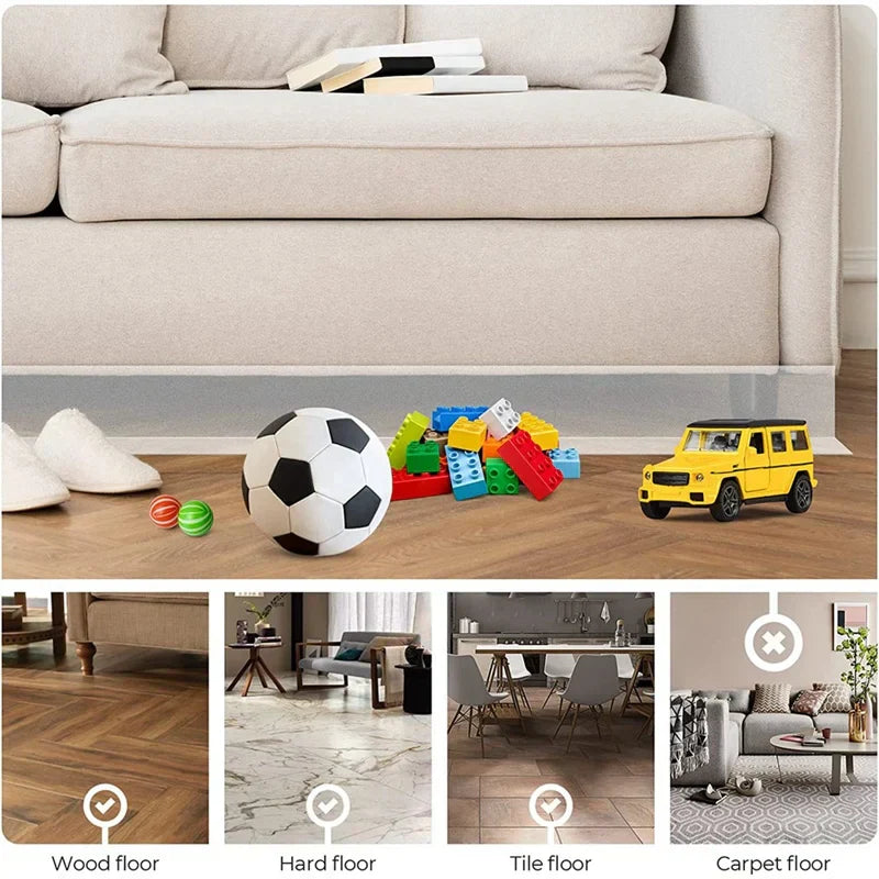 118Inch Cuttable Under Couch Bed Blocker,Toy Blockers For