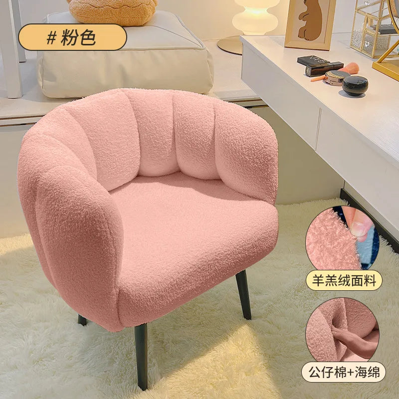 Pumpkin Living Room Chair Nordic Ins Make up