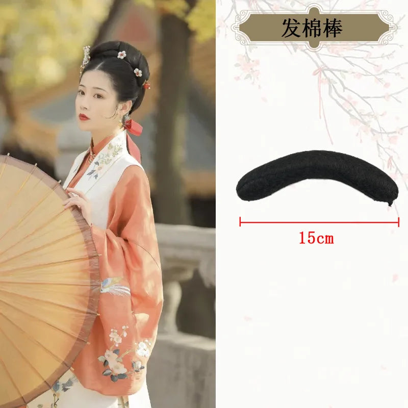 Hanfu Wig Headband Universal Cotton Rod Women Hair