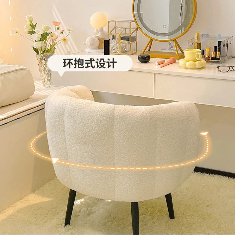 Pumpkin Living Room Chair Nordic Ins Make up