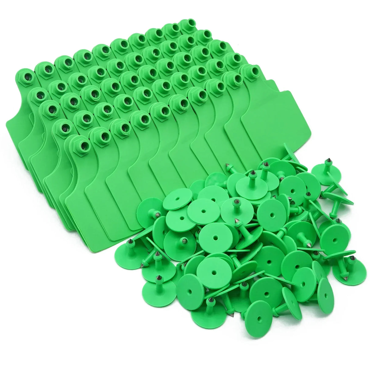 100Pcs Animal Cow Ear Tag Identification Card Label