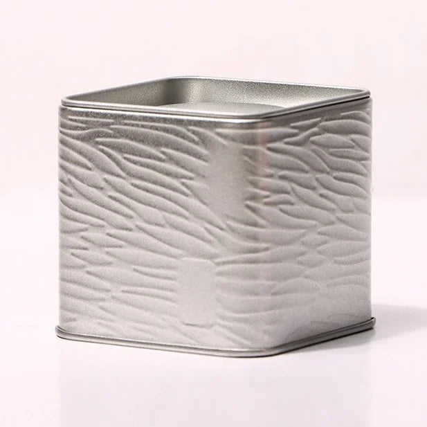 Mini Square Metal Pet Urn, Funerary Animal Ash