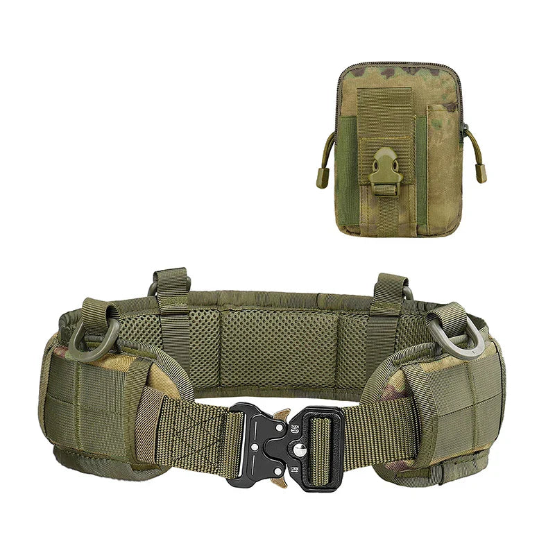 Men's Waist Belt Set Military Outdoor Hunting Tactical