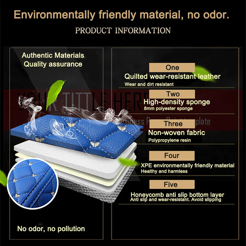 QIEKERETI Custom Car Floor Mats For Toyota Camry