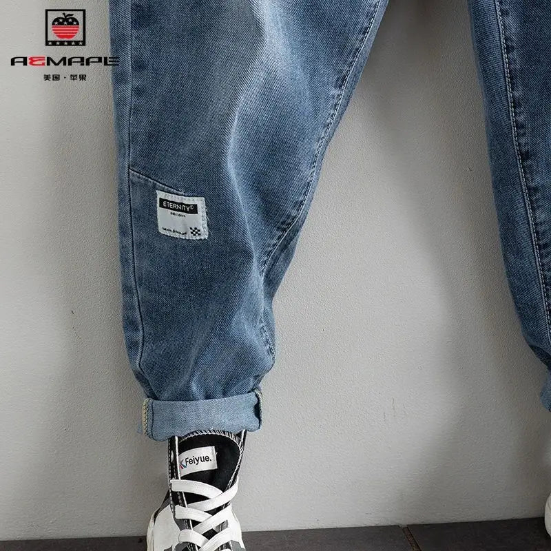Spring and Autumn Drawstring Hip Hop Baggy Designer