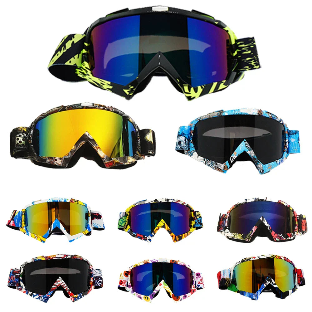 Newest Motorcycle Goggles for Men Retro Motocross Riding