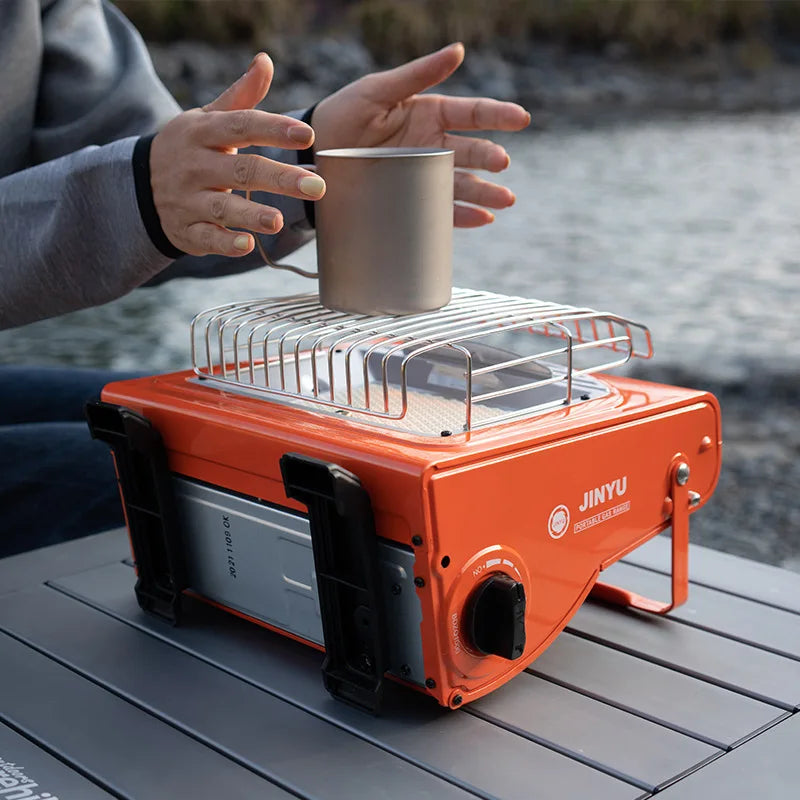 Outdoor tent heating stove portable car mounted gas