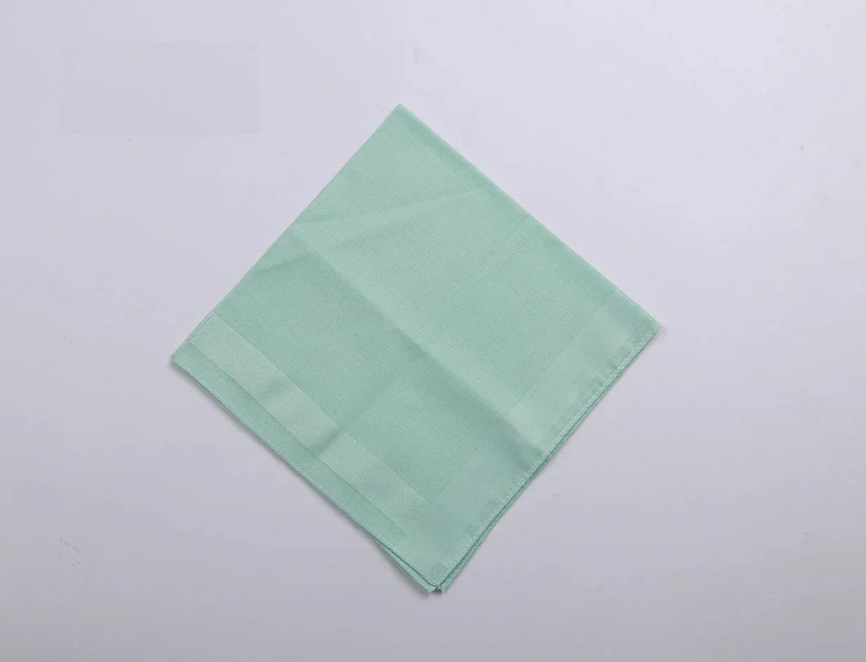 Cotton high-end solid color Handkerchief Park Mountain Road
