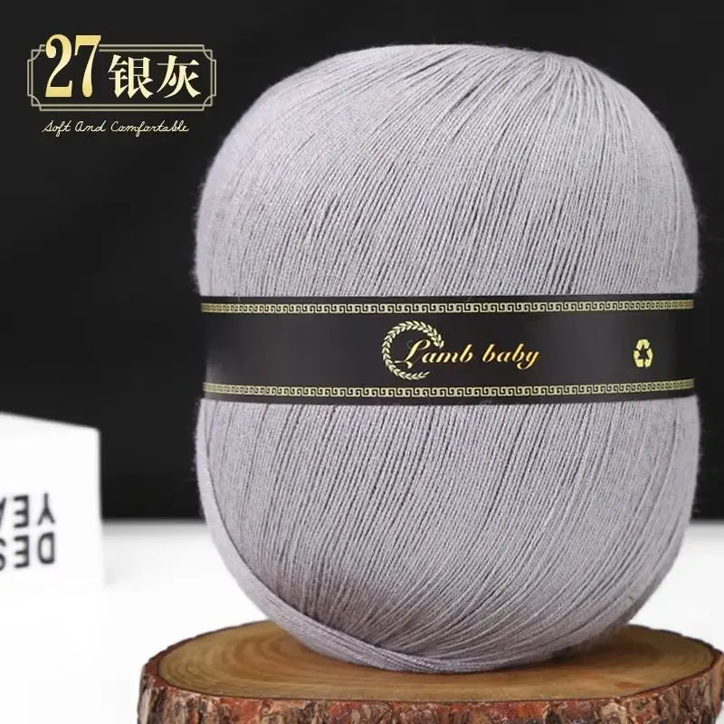 150g Solid Color Silk Cotton Yarn Soft Yarn