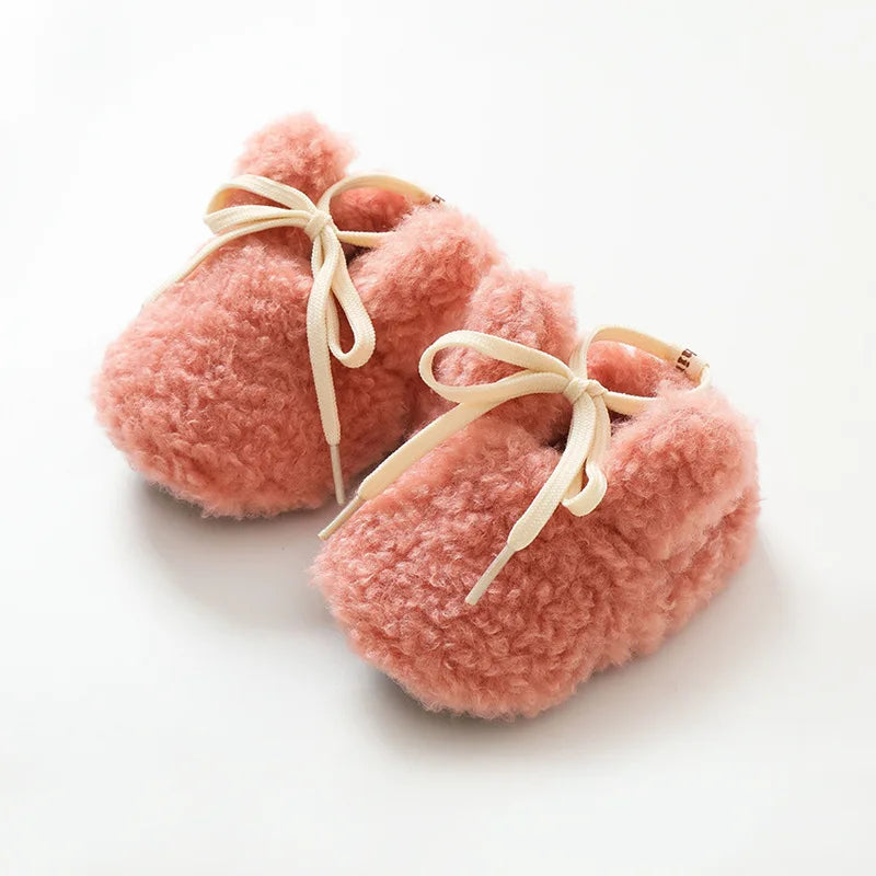 Toddler First Walker Socks Solid Color Tethered Leg