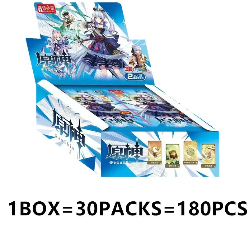 Game Anime Genshin Impact Rare Collectible Card Toy