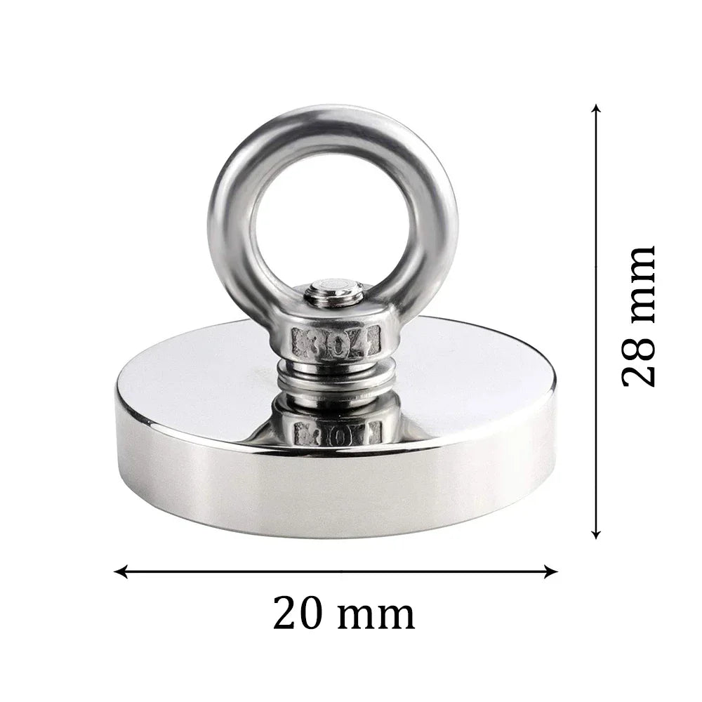 Super Strong Neodymium Fishing Magnet Hook N52 Heavy