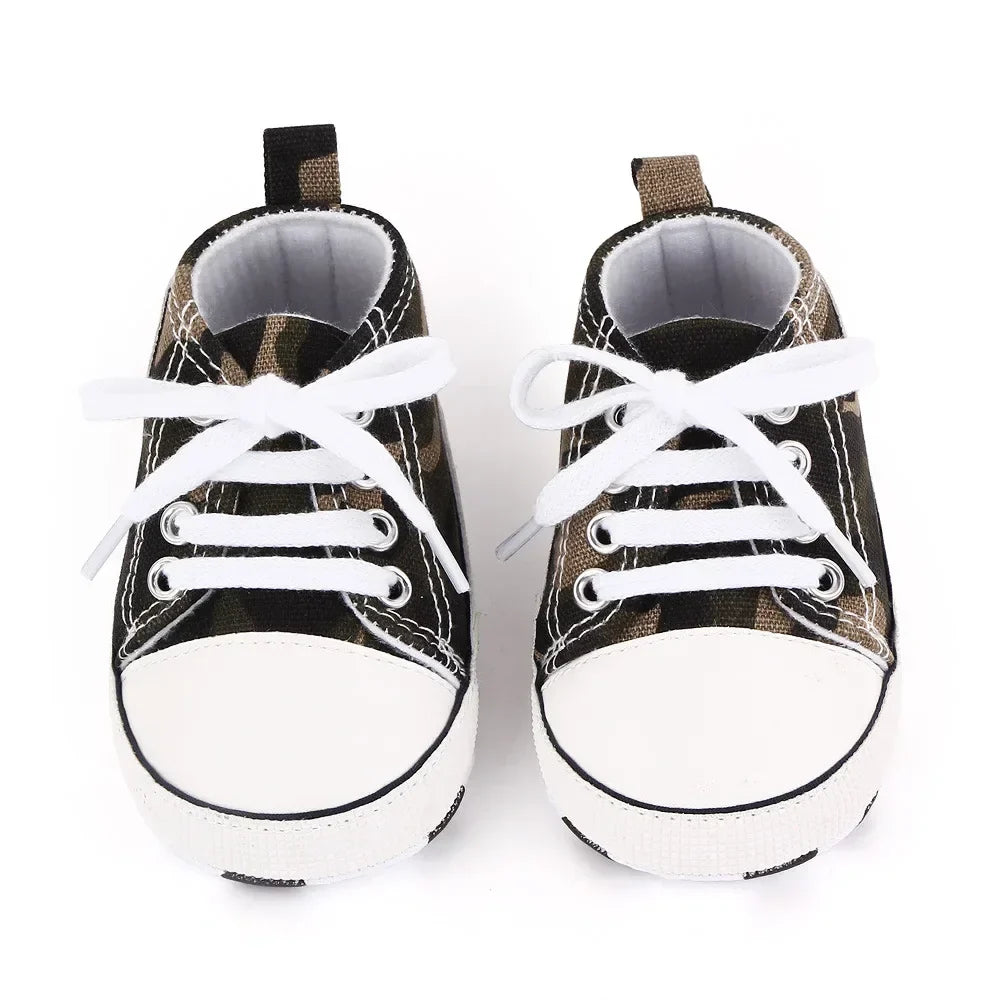 Baby Canvas Classic Sports Sneakers Newborn Baby Boys